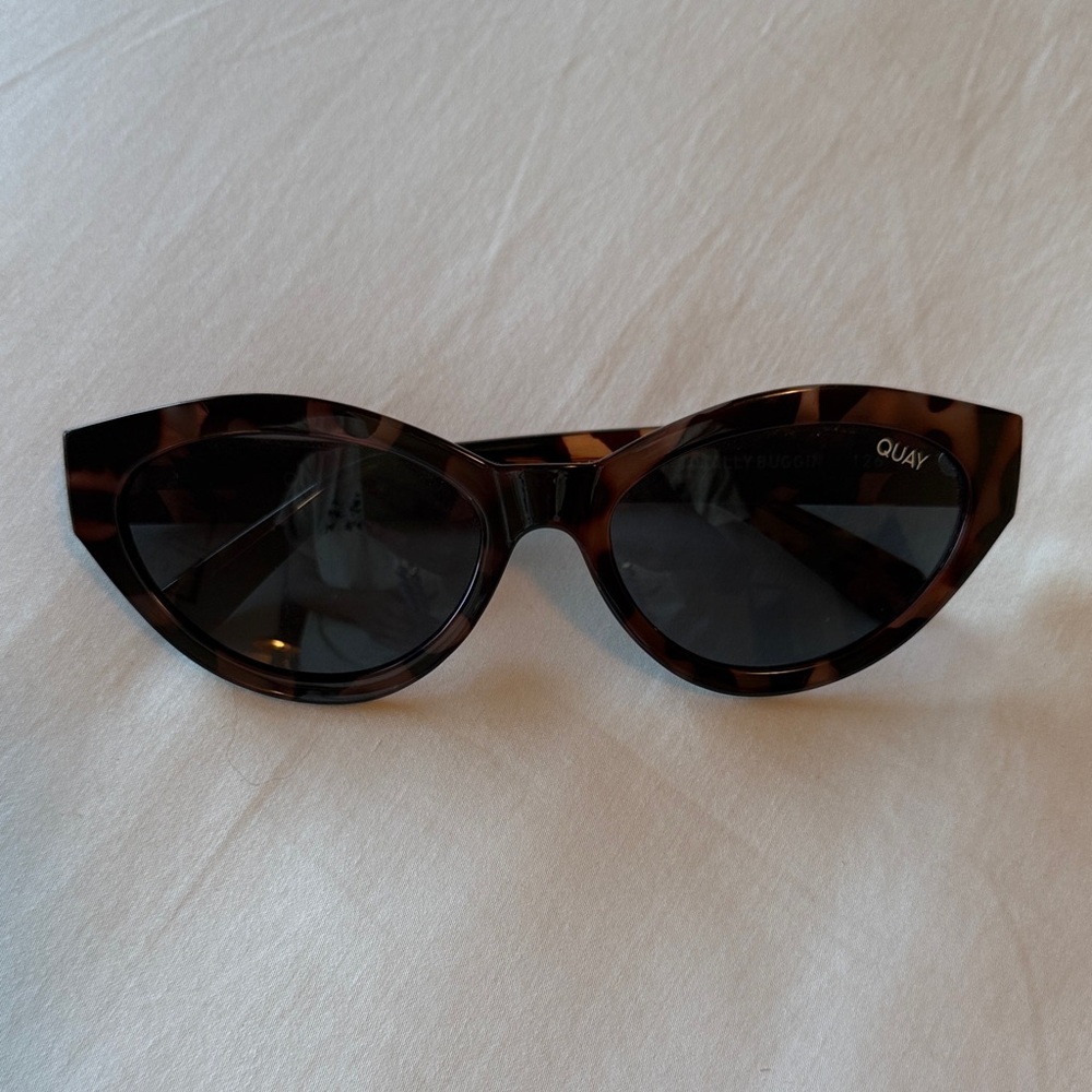 Quay Australia Brown Cat-Eye Sunglasses